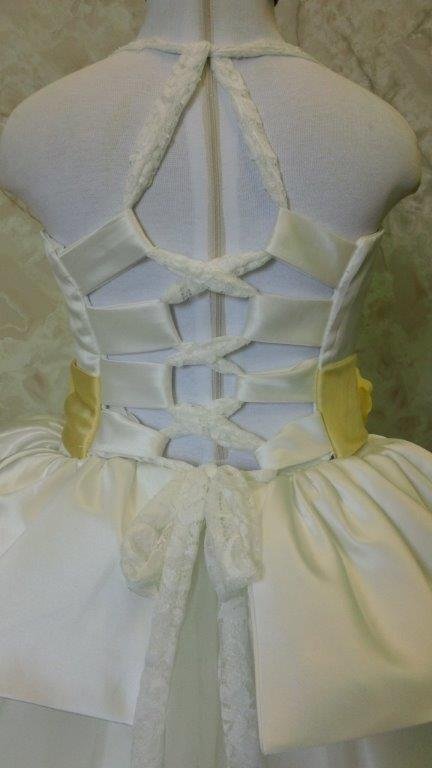 lace crisscross corset